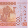 1000 франков 2019 года. Кот-д`Ивуар. р115А