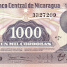 1000 кордоб 06.08.1984 года. Никарагуа. р143