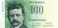 100 марок 1986 года. Финляндия. р115а(19)