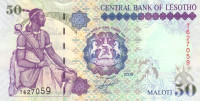 50 малоти 2009 года. Лесото. р17e