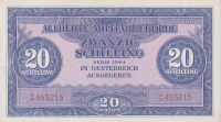 20 шиллингов 1944 года. Австрия. р107