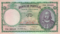 20 эскудо 1954 года. Португалия. р153а