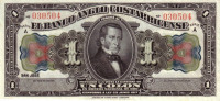 Банкнота 1 колон 23.06.1917 года. Коста-Рика. рS121