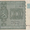 100 марок 1945 года. Финляндия. р88(9)