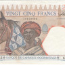 25 франков 24.02.1942 года. Французская Западная Африка. р27