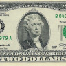 2 доллара 2009 года. США. р530А (В)