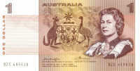 1 доллар 197401983 годов. Австралия. р42b1