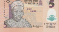 5 наира 2013 года. Нигерия. р38d