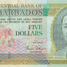 5 долларов 01.05.2007 года. Барбадос. р67а
