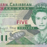 5 долларов 2003 года. Карибские острова. р42v