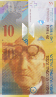 10 франков 2008 года. Швейцария. р67с(3)