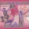 10 долларов 2023 года. Соломоновы острова. рW39