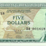 5 долларов 1965 года. Карибские острова. р14h(1)
