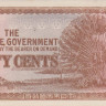 50 центов 1942 года. Малайя. рМ4b