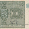 100 марок 1945 года. Финляндия. р88(15)