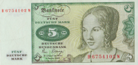 5 марок 1980 года. ФРГ. р30b(1)