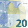 20 евро 2015 года. Франция. р22е