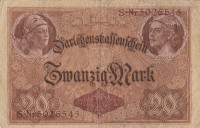 20 марок 05.08.1914 года. Германия. р48b