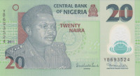 20 наира 2011 года. Нигерия. р34g