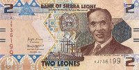 2 леоне 2022 года. Сьерра-Леоне. р W35