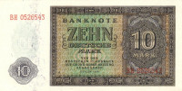 10 марок 1948 года. ГДР. р12b