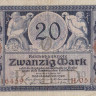 20 марок 04.11.1915 года. Германия. р63