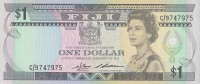 Банкнота 1 доллар 1983 года. Фиджи. р81