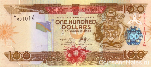 100 долларов 2006 года. Соломоновы острова. р30(1)