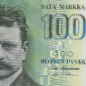 100 марок 1986 года. Финляндия. р119(34)