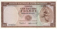 100 эскудо 25.04.1963года. Тимор. р28a(6)