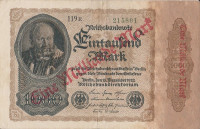 1 миллиард марок 1923 года. Германия. р113