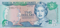 Банкнота 2 доллара 2000 года. Бермудские острова. р50а