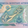 2 доллара 2000 года. Бермудские острова. р50а