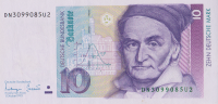 10 марок 1993 года. ФРГ. р38с