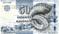 50 крон 2011 года. Фарерские острова. р29
