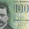 100 марок 1986 года. Финляндия. р119(8)