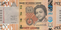 20 леоне 2022 года. Сьерра-Леоне. р W38