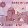 50 песо 2016 года. Мексика. р123аА