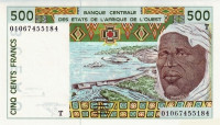 500 франков 2001 года. Того. р819Тl