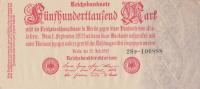 500000 марок 1923 года. Германия. р92(2)