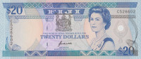 Банкнота 20 долларов 1992 года. Фиджи. р95