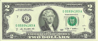 2 доллара 2009 года. США. р530А(G)