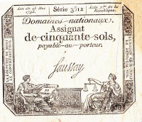 50 солей 23.05.1793 года. Франция. рА70b