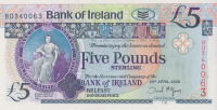 5 фунтов 2002 года. Северная Ирландия. р83