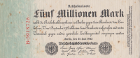 5000000 марок 1923 года. Германия. р95