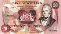20 фунтов 1987 года. Шотландия. р114е