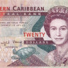 20 долларов 2008 года. Карибские острова. р49