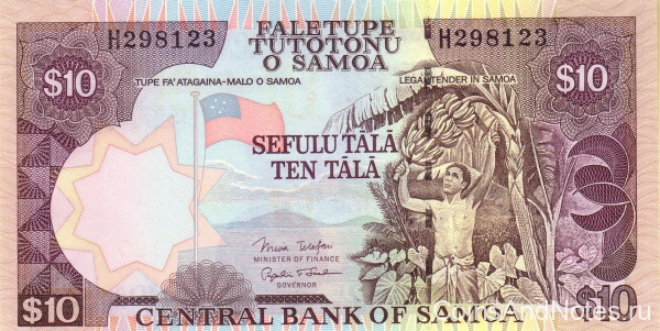 10 тала 2005 года. Самоа. р34b