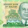 1000 квача 01.01.2016 года. Малави. р67