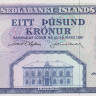 1000 крон 1961 года. Исландия. р46а(6)